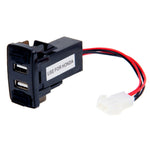 Adattatore caricabatteria da auto USB per smartphone 001 3.3A 2 porte per iPhone 6 / iPad Air, compatibile con HONDA, 001