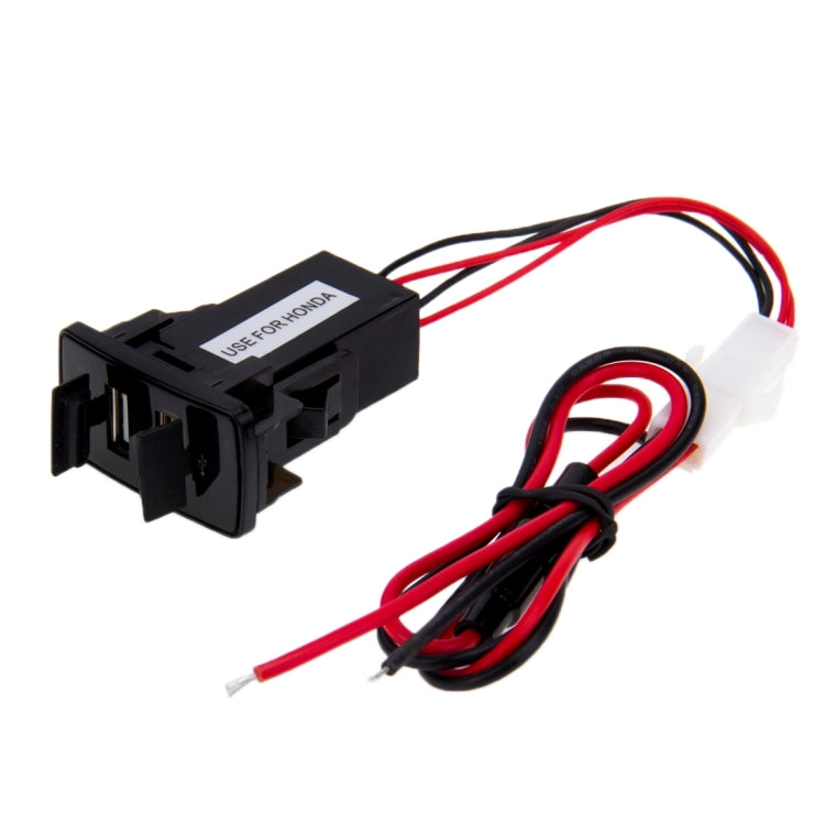 Adattatore caricabatteria da auto USB per smartphone 001 3.3A 2 porte per iPhone 6 / iPad Air, compatibile con HONDA, 001