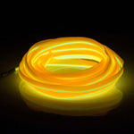 Striscia luminosa per auto piatta e flessibile impermeabile con driver per la decorazione dell'auto, lunghezza: 5 m, 5M