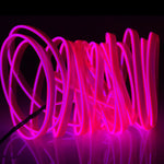 Striscia luminosa per auto piatta e flessibile impermeabile con driver per la decorazione dell'auto, lunghezza: 5 m, 5M