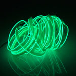 Striscia luminosa per auto piatta e flessibile impermeabile con driver per la decorazione dell'auto, lunghezza: 5 m, 5M