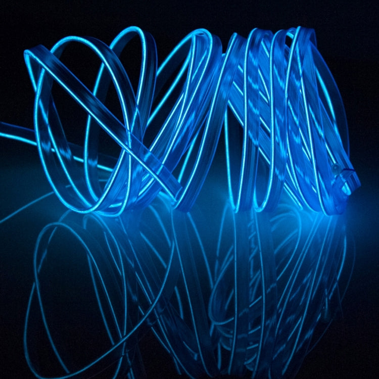 Striscia luminosa per auto piatta e flessibile impermeabile con driver per la decorazione dell'auto, lunghezza: 5 m, 5M