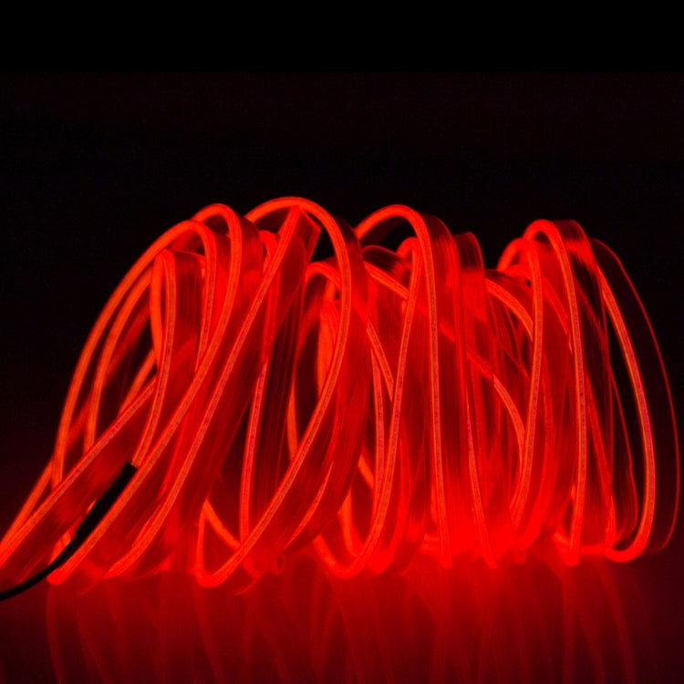 Striscia luminosa per auto piatta e flessibile impermeabile con driver per la decorazione dell'auto, lunghezza: 5 m, 5M