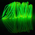 Striscia luminosa per auto piatta e flessibile impermeabile con driver per la decorazione dell'auto, lunghezza: 5 m, 5M