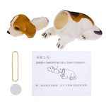 Camion universale per auto, bambola per cani Beagle fortunato, scuoti la testa, ornamento, decorazione per veicoli, salvadanaio giocattolo, con nastro biadesivo, Lucky Beagle