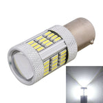 2PCS 1156 10W 540LM Luce bianca 54 LED 4014 SMD Lampadina per luce freno auto, DC 12V, 1156