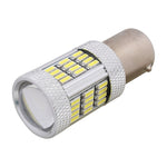 2PCS 1156 10W 540LM Luce bianca 54 LED 4014 SMD Lampadina per luce freno auto, DC 12V, 1156