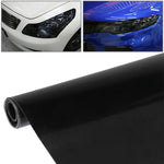 Adesivo protettivo per membrana luminosa per auto con punto di infiammabilità, dimensioni: 195 cm x 30 cm, Dark Black, Baby Blue, Fluorescent Green, Pink, Crystal Green, Matte Black, Dark Blue, Grey Black