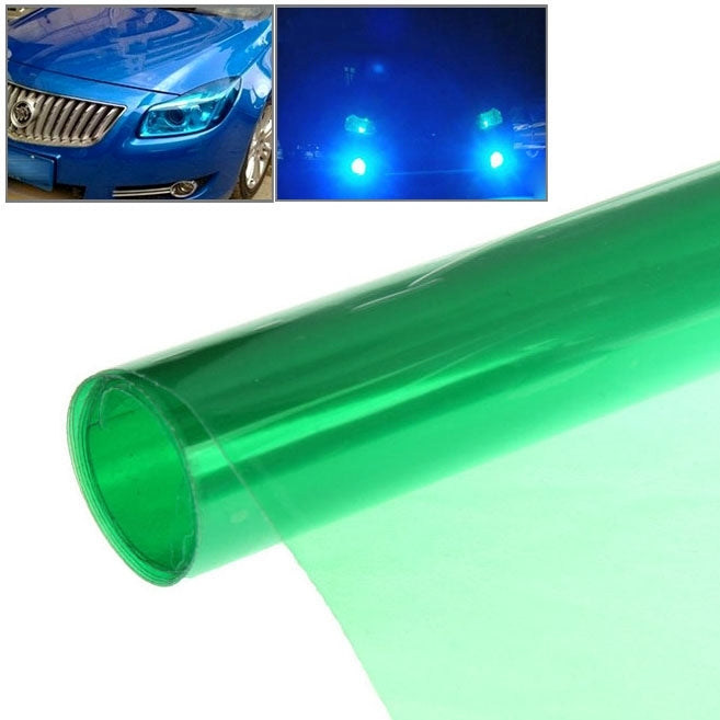 Adesivo protettivo per membrana luminosa per auto con punto di infiammabilità, dimensioni: 195 cm x 30 cm, Dark Black, Baby Blue, Fluorescent Green, Pink, Crystal Green, Matte Black, Dark Blue, Grey Black
