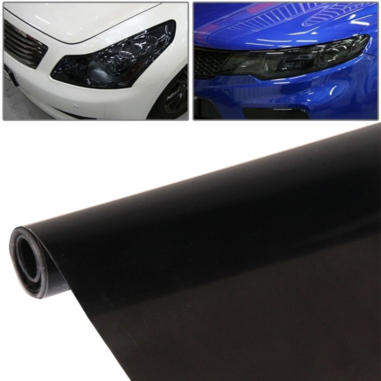 Adesivo protettivo per membrana luminosa per auto con punto di infiammabilità, dimensioni: 195 cm x 30 cm, Dark Black, Baby Blue, Fluorescent Green, Pink, Crystal Green, Matte Black, Dark Blue, Grey Black
