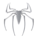 Distintivi cromati in stile ragno in metallo, Spider