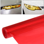 Adesivo protettivo con membrana luminosa per auto/lampada, dimensioni: 100 cm (L) x 40 cm (L), Purple, Red