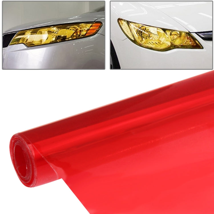 Adesivo protettivo con membrana luminosa per auto/lampada, dimensioni: 100 cm (L) x 40 cm (L), Purple, Red