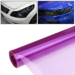 Adesivo protettivo con membrana luminosa per auto/lampada, dimensioni: 100 cm (L) x 40 cm (L), Purple, Red