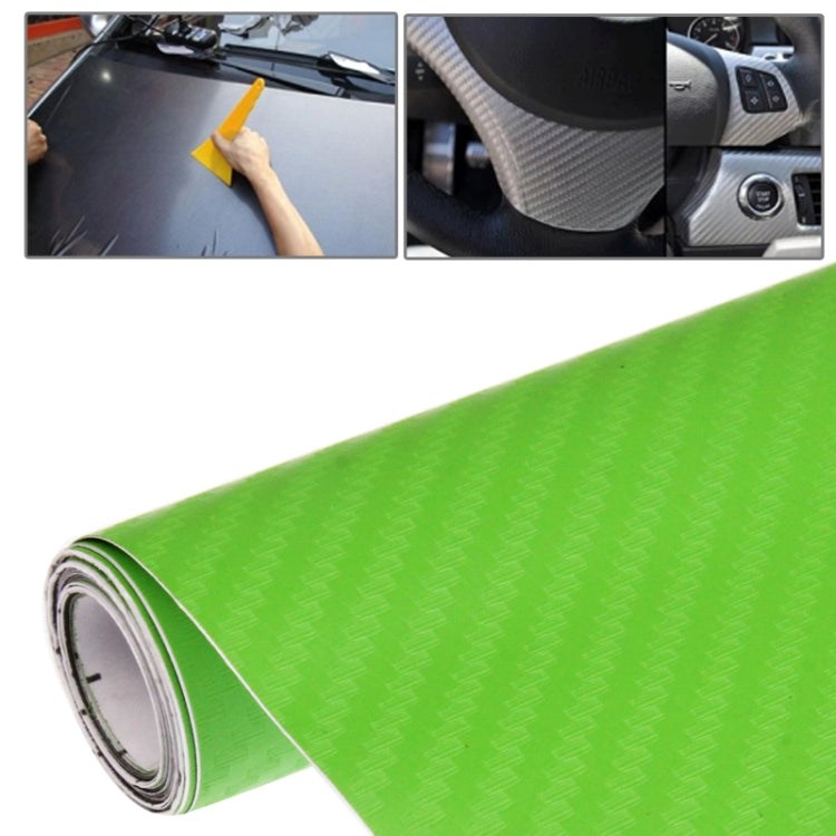 Adesivo decorativo in PVC 3D in fibra di carbonio per auto, dimensioni: 127 cm x 50 cm