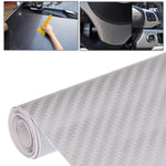 Adesivo decorativo in PVC 3D in fibra di carbonio per auto, dimensioni: 127 cm x 50 cm