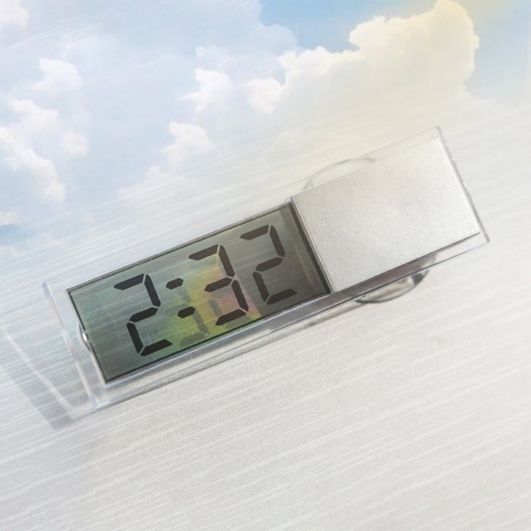 K-033 Orologio automatico LCD con ventosa, Clock