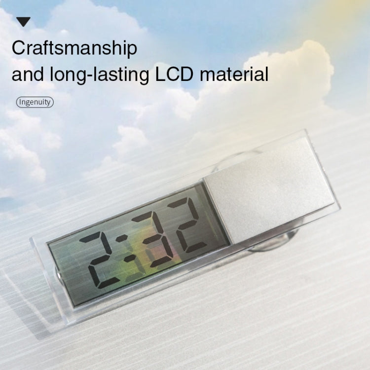 K-033 Orologio automatico LCD con ventosa, Clock