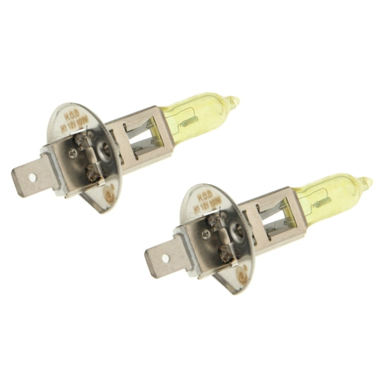 2 lampadine alogene H1 HOD 12V 100W 2400 LM 3500K fari a luce gialla, H1