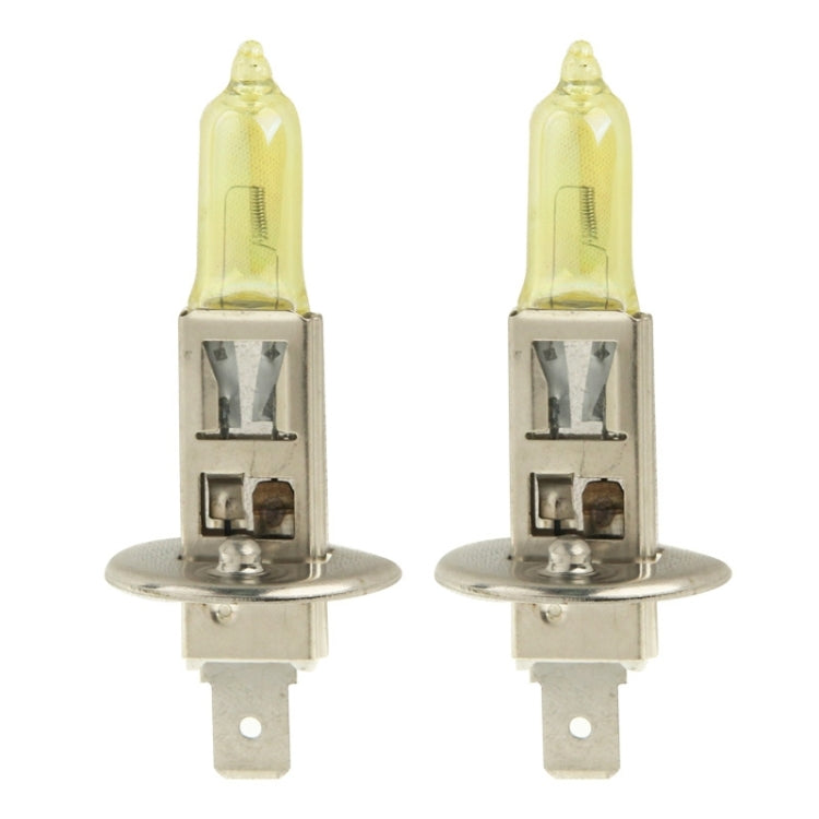 2 lampadine alogene H1 HOD 12V 100W 2400 LM 3500K fari a luce gialla, H1