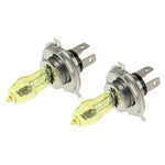 2 lampadine alogene H4 HOD 12V 100W 2400 LM 3500K fari a luce gialla, H4