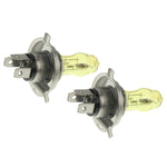 2 lampadine alogene H4 HOD 12V 100W 2400 LM 3500K fari a luce gialla, H4