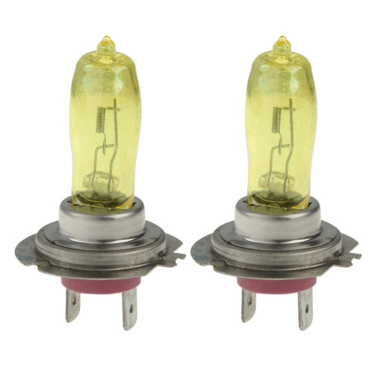 2 lampadine alogene H7 HOD 12V 100W 2400 LM 3500K fari a luce gialla, H7