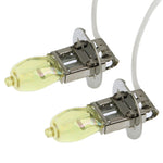 2 lampadine alogene H3 HOD 12V 100W 2400 LM 3500K fari a luce gialla, H3