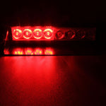 8W 800LM 8-LED 3-Modalità Angolo regolabile Strobo per auto Flash Dash Lampada di emergenza Luce di emergenza con ventose, DC 12V, White + Red, White + Yellow, Red + Blue, Blue, Red, White, Yellow