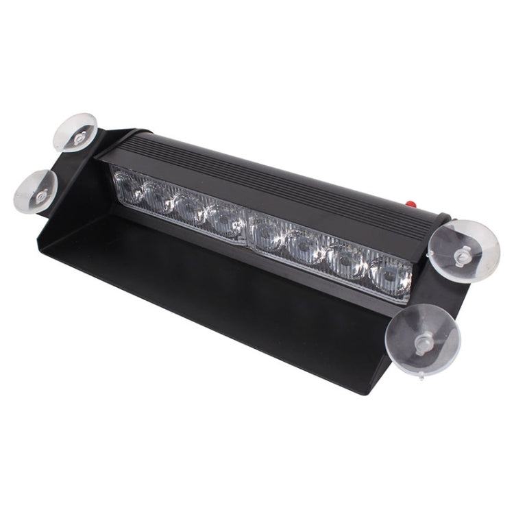 8W 800LM 8-LED 3-Modalità Angolo regolabile Strobo per auto Flash Dash Lampada di emergenza Luce di emergenza con ventose, DC 12V, White + Red, White + Yellow, Red + Blue, Blue, Red, White, Yellow