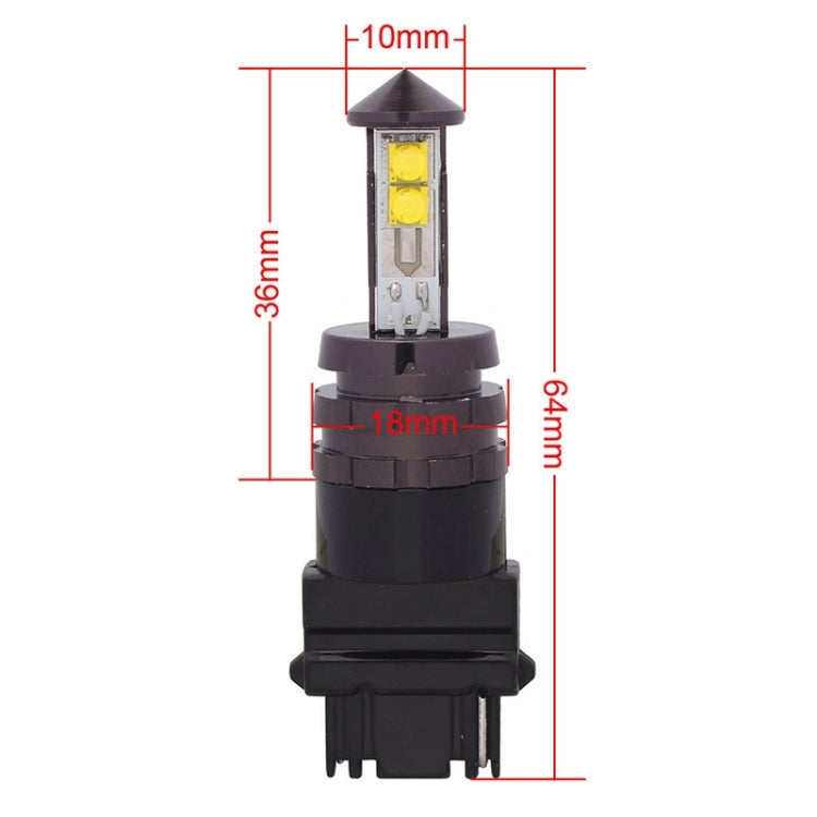 T25 20W 800LM Luce bianca 4 CREE XT-E LED Lampadina per luce freno per auto, DC 12-24V, 3156
