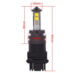 T25 3157 20W 800LM Luce bianca 4 CREE XT-E LED Lampadina per luce freno per auto, DC 12-24V, 3157