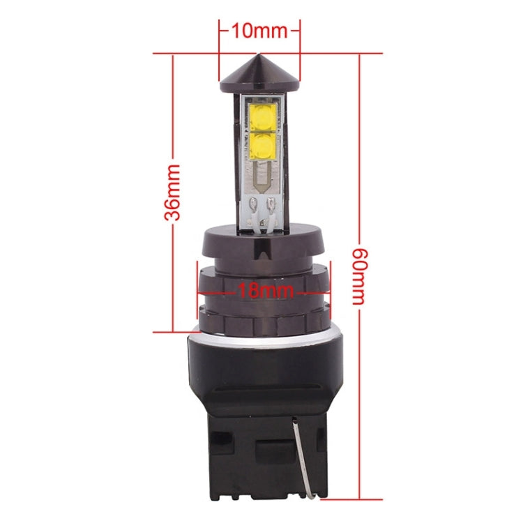 MZ T20 7440 20W 800LM Luce bianca 4 CREE XT-E LED Luce freno per auto Lampadina per luce di marcia diurna, DC 12-24V, 7440