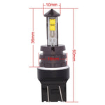 T20 7443 20W 800LM Luce bianca 4 CREE XT-E LED Luce freno per auto Lampadina per luce di marcia diurna, DC 12-24V, 7443