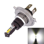 Lampadina per fari diurni per auto H4 20W 800LM a luce bianca 4 CREE XT-E LED, DC 12-24V, H4