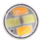 2PCS 1157/BAY15D 10W 700LM Giallo + Luce Bianca 20-LED SMD 5630 Lampadina Luce Freno Auto, Corrente Costante, DC 12-24V, 1157