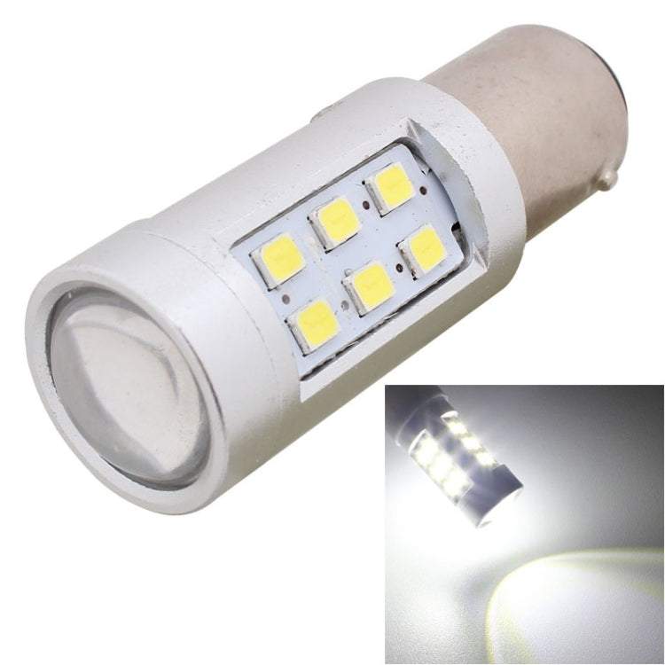 2PCS 1157/BAY15D 4.2W 630LM Luce bianca 21 LED 2835 SMD Lampadina per luce freno auto, DC 12V, 1157