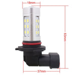 2 PZ 9005 4.2W 630LM Luce Bianca 21 LED 2835 SMD Lampadina Luce Freno per Auto, DC 12V, 9005