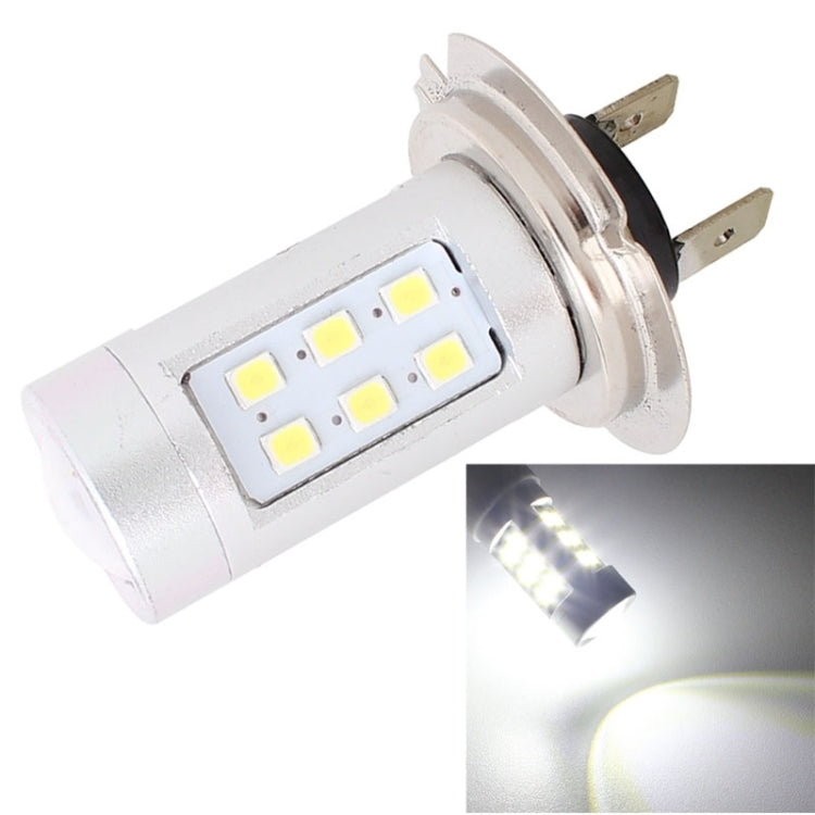 2 PZ H7 4.2W 630LM Luce bianca 21 LED 2835 SMD Lampadina per fendinebbia anteriore per auto, DC 12V, H7