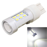 2 PZ T20 4.2W 630LM Luce Bianca Doppi Fili 21 LED 2835 SMD Luce Freno Auto Lampadina Luce di Marcia Diurna, DC 12V, T20 Dual Wires