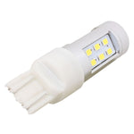 2 PZ T20 4.2W 630LM Luce Bianca Doppi Fili 21 LED 2835 SMD Luce Freno Auto Lampadina Luce di Marcia Diurna, DC 12V, T20 Dual Wires