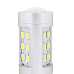 2 PZ T20 4.2W 630LM Luce Bianca Doppi Fili 21 LED 2835 SMD Luce Freno Auto Lampadina Luce di Marcia Diurna, DC 12V, T20 Dual Wires