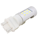 2 PZ T25 4.2W 630LM Luce Bianca Doppi Fili 21 LED 2835 SMD Luce Freno Auto Lampadina Luce di Marcia Diurna, DC 12V, T25 Dual Wires