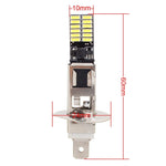 2 PZ H1 4.8W 720LM 6500K Luce bianca 24 LED SMD 4014 Lampada per luci di ingombro per auto Canbus senza errori, DC 12V, H1+4.8W 720LM/6500K