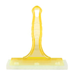 Tergicristallo per vetri/strumento per la pulizia dei vetri con impugnatura antiscivolo in plastica per finestrino dell'auto, dimensioni: 15,8 x 14,8 cm