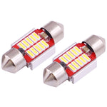 2 PZ 31mm 3W 180LM Luce Bianca 10 LED SMD 4014 CANBUS Luci di lettura targa Auto Lampadina, 3W 31mm