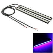 2 PCS 6W*2 DRL Barra luminosa a LED Sorgente luminosa per auto Luci di marcia diurna impermeabili, DC 12V, NCD-17BK Blue Light, NCD-17BK ICE Blue Light