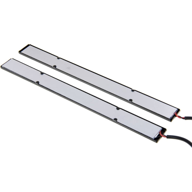 2 PCS 6W*2 DRL Barra luminosa a LED Sorgente luminosa per auto Luci di marcia diurna impermeabili, DC 12V, NCD-17BK Blue Light, NCD-17BK ICE Blue Light