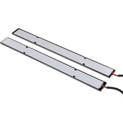 2 PCS 6W*2 DRL Barra luminosa a LED Sorgente luminosa per auto Luci di marcia diurna impermeabili, DC 12V, NCD-17BK Blue Light, NCD-17BK ICE Blue Light