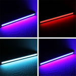 2 PCS 6W*2 DRL Barra luminosa a LED Sorgente luminosa per auto Luci di marcia diurna impermeabili, DC 12V, NCD-17BK Blue Light, NCD-17BK ICE Blue Light